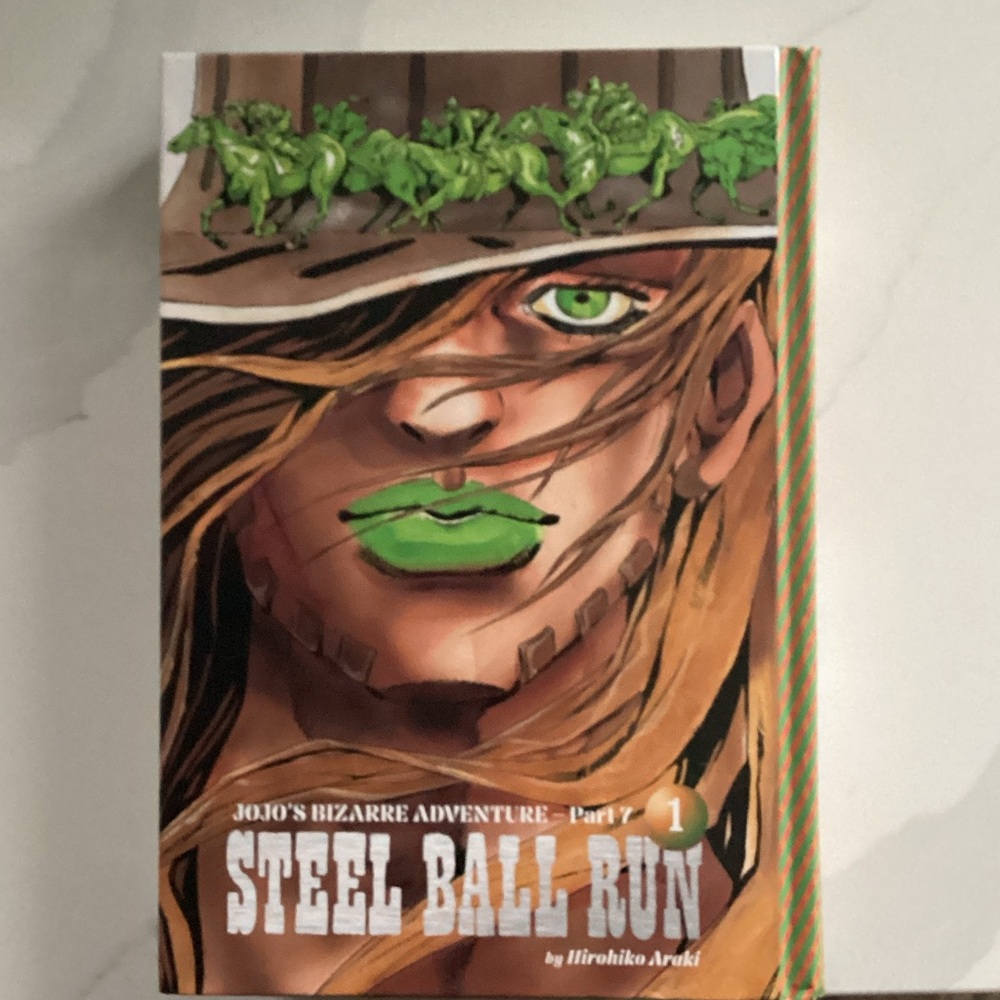 JoJo's Bizarre Adventure: Steel Ball Run Vol. 1 - Green Accent Cover